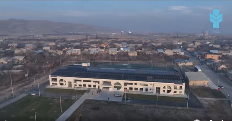 ՀՏԶՀ պատվիրատվությամբ Արագածավանի նորակառույց թիվ 1 դպրոցը թռչնի թռիչքի բարձրությունից