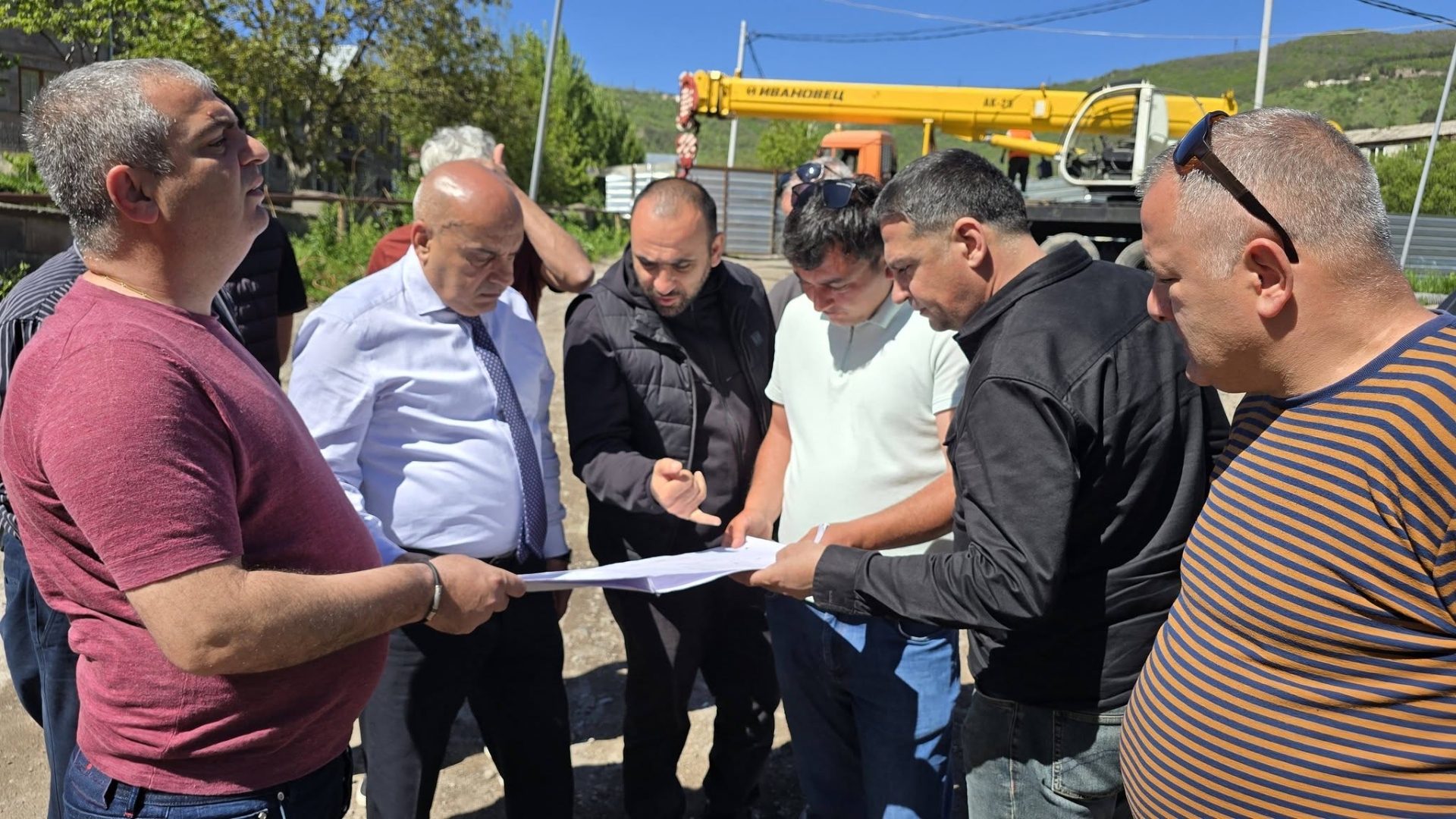 ՀՏԶՀ աշխատանքային խմբի այցը Սյունիքի և Վայոց ձորի մարզերի սահմանամերձ բնակավայրերում կառուցվող և վերանորոգվող  դպրոցների  շինհրապարակներ